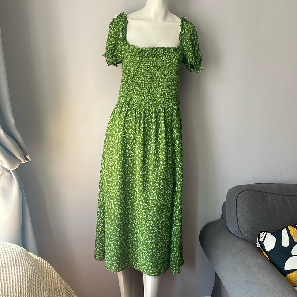 Reformation Inka Midi Floral Dress